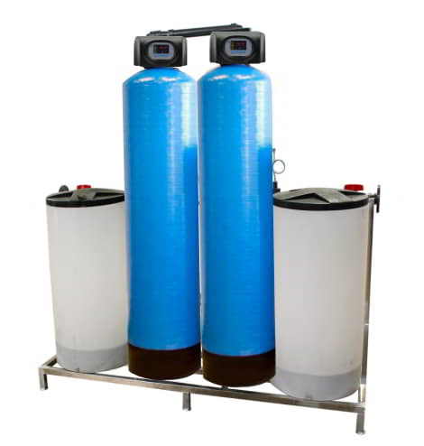 Ablandador de agua automático para uso industrial