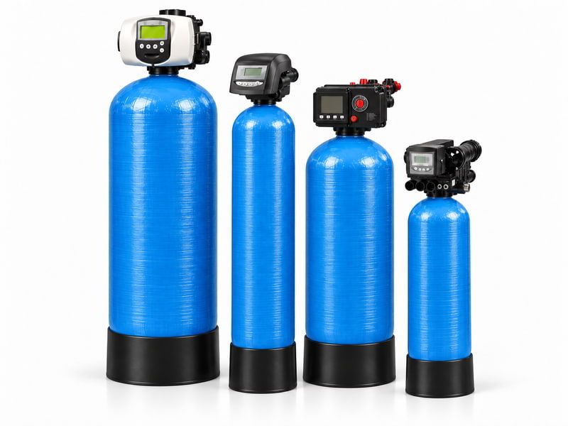 Ablandadores de agua con válvula automática